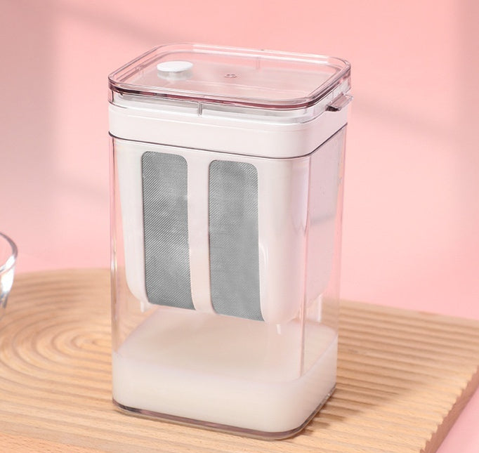 Curd & Greek Yogurt Maker – 1100ml Strainer Box for Smooth, Thick Results Every Time