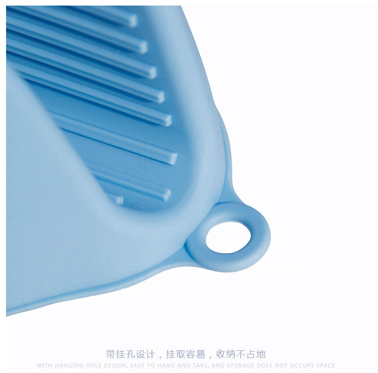 Silicone Holder for Hot Utensils & heat Resistant Oven Mittens