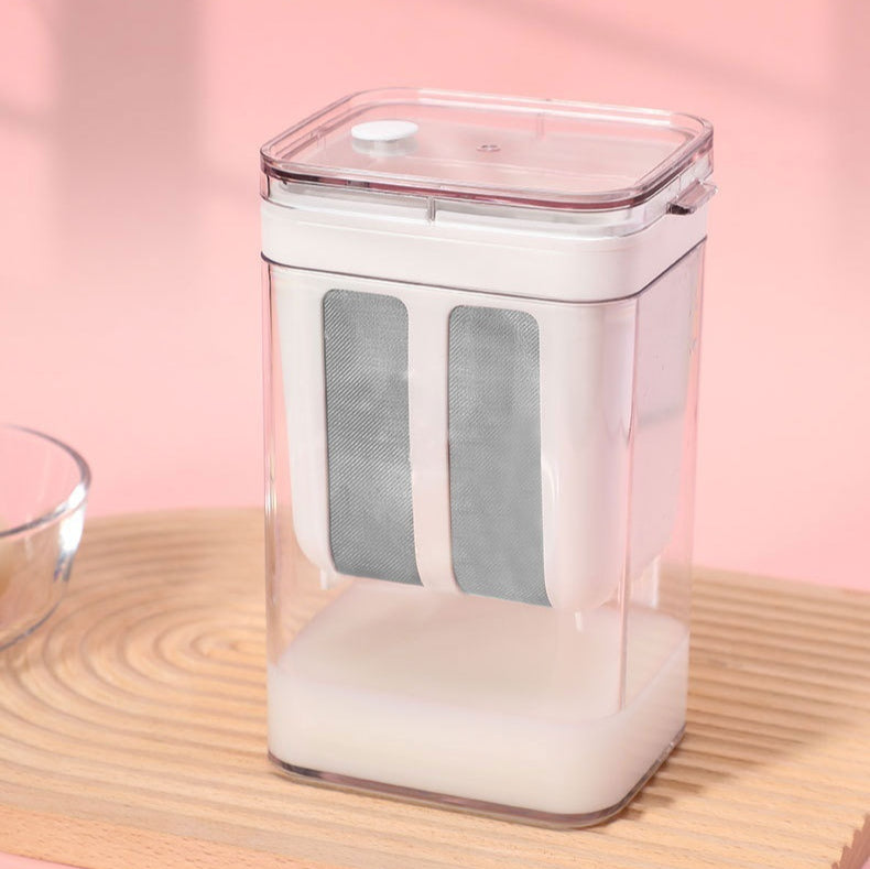 Curd & Greek Yogurt Maker – 1100ml Strainer Box for Smooth, Thick Results Every Time