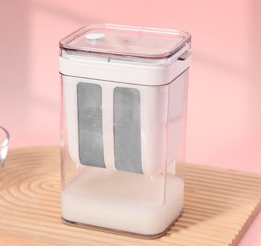 Curd & Greek Yogurt Maker – 1100ml Strainer Box for Smooth, Thick Results Every Time