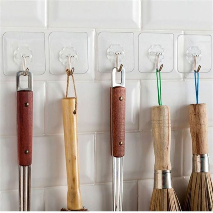 Heavy-Duty Self-Adhesive  Hooks for home & office