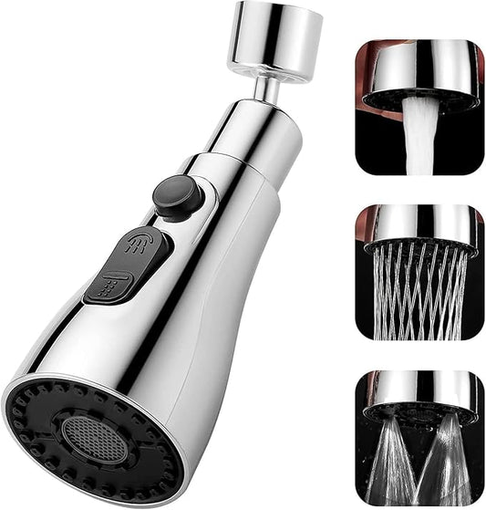 Elegant 3-Setting Faucet Nozzle – For a Smarter, Cleaner Kitchen