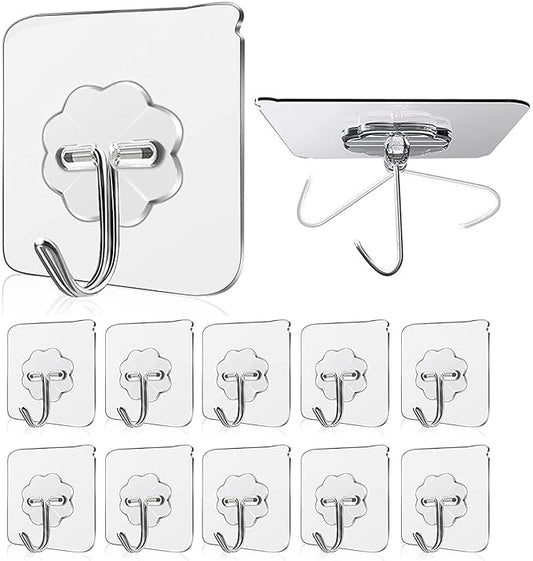 Heavy-Duty Self-Adhesive  Hooks for home & office